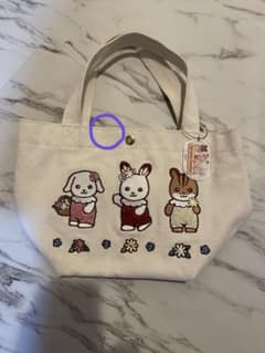 シルバニアファミリー展 40th サガラ刺繍ランチトートバッグのサムネイル