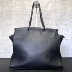 美品】MAURO GOVERNA BLACK レザー 肩掛け A4トートバッグ - メルカリ
