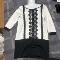 CECIL McBEE 七分袖ワンピース Mのサムネイル