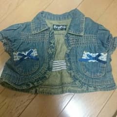 デニム 半袖 ジャケット☆のサムネイル