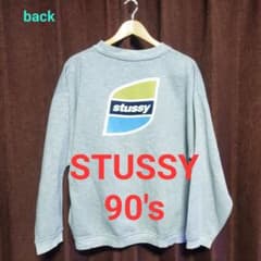 old stussy 90s スウェット MADE IN USA 【紺タグ】 - メルカリ