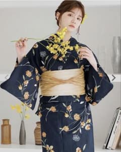 Dita 浴衣セット 蒲公英色の花あそび（月夜）のサムネイル