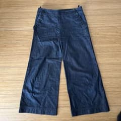 CROLLA クローラ　ワイドデニムパンツ マリン風