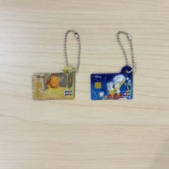 ディズニー★JCBカード ミニチュアメタルチャーム 2個セットのサムネイル
