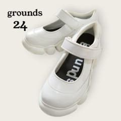 grounds JEWELRY COCN 24 厚底メリージェーン エナメル - メルカリ