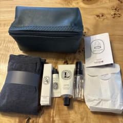 新品】Diptyque ポーチ&アメニティ 全て カタール航空 ビジネスクラス
