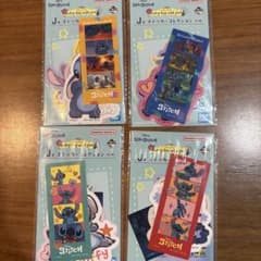 Disney Stitch 스티커 컬렉션 4종 세트