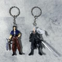 【当時モノ】FF7 セフィロス FF8 ラグナ フィギュアキーホルダー 2点 - 3