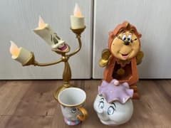 値下げ【美品】美女と野獣 フィギュア 4点セットのサムネイル