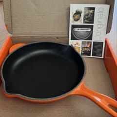 LE CREUSET ルクルーゼ スキレット20cm オレンジ 未使用 - メルカリ
