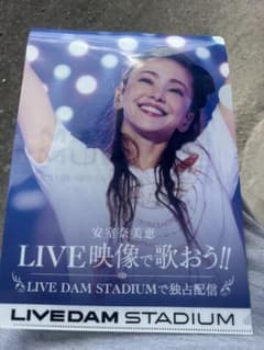 安室奈美恵 LIVE DAM STADIUM クリアファイル　5枚組のサムネイル