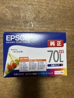 【未開封・純正】EPSON インク IC6CL70L さくらんぼ 増量6色パックのサムネイル