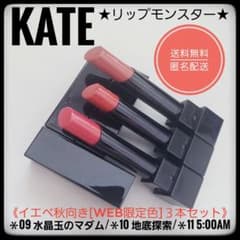 KATE☆リップモンスター 09・10・11 5:00AM☆イエベ秋系限定色3本