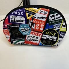 back numberスタッフパス柄ポーチのサムネイル