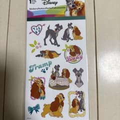 アメリカ輸入品　シール　わんわん物語のサムネイル