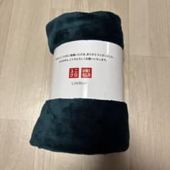 UNIQLO フリースブランケット非売品グリーンのサムネイル