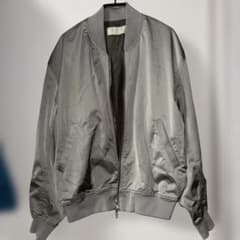 PLAGE 【新品】シルバー　MA-1ジャケットのサムネイル