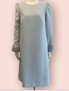 エムズグレイシー♡2025新作♡ライトブルー♡パフスリーブ♡ワンピース♡40 エムズグレイシー♡2025新作♡ライトブルー♡パフスリーブ♡ワンピース