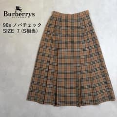 【美品】90s BURBERRYS ウール 千鳥柄チェック プリーツスカート 9 美品 90s Burberrys 正規 ウール チェックプリーツスカート 9AR - メルカリ