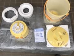 電気バケツ 小型洗濯機 N-BK2 イエロー  ナショナルのサムネイル
