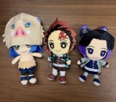 Demon Slayer: Kimetsu no Yaiba Plush Toy Set of 3 - Tanjiro, Inosuke Shinobu