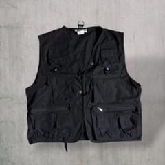 Columbia PFG フィッシングベスト ブラック　90s 90s00s Columbia PFG フィッシングベスト ブラック - メルカリ