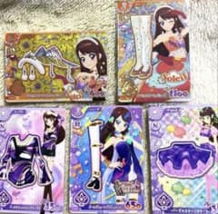 アイカツアンコール　紫吹蘭セット　プレミアムレア2枚含むのサムネイル