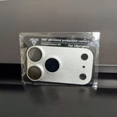 【新品】iPhone 17&18 Pro MAXカメラ保護　カバー　シルバー