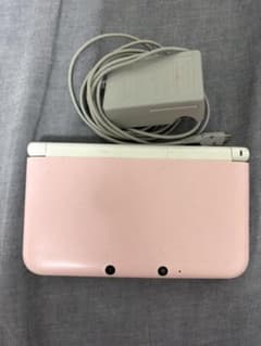 Nintendo 3DS LL 本体 ピンク×ホワイト ACアダプター付のサムネイル