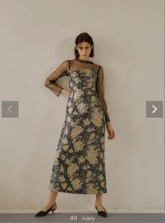【ドリードール】Meandering Jacquard pencil dressのサムネイル