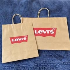 リーバイス直営店 ショッパー紙袋2個セット - メルカリ