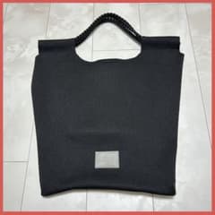 EDITA. ハンドバッグ ブラック リブ ロープ 綱 | Mercari