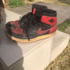 エアジョーダン1 ブルズカラー　復刻のサムネイル