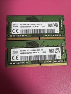 SK hynix ノート用メモリ16GB(8GB×2枚) DDR4-3200AA - メルカリ