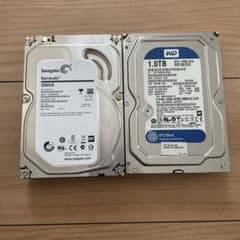 3.5インチ HDD 2台セット Seagate 2TB WD 1TB - メルカリ