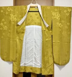 やまと誂製 ガード加工 美品 刺繍半衿付 振袖用上質正絹長襦袢 お
