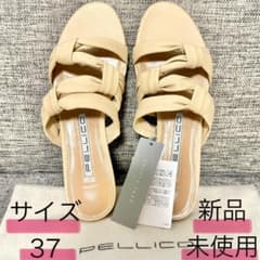 新品タグ付きツイストサンダル37ローヒールサンダルtheoryluxeペリーコ 
