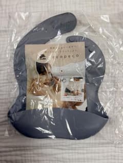 tecopeco シリコンビブ お食事エプロン グレー 【未使用】 - 3