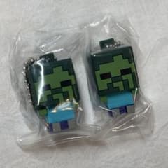 マインクラフト　ラバぷちフィギュア　ゾンビ