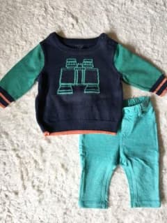 ご売約済みでございます。GAP  セーター  パンツ セット 60のサムネイル
