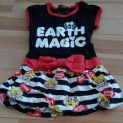 EARTH MAGIC /アースマジック　ワンピース　サイズ90のサムネイル