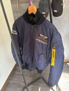 VANSON MA-1 フライトジャケット ネイビー Vanson Leathers MA-1 フライトジャケット ネイビー - メルカリ
