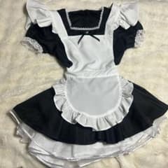 黒白メイド服 3点セットのサムネイル