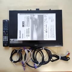 【ジャンク品】SHARP AQUOS ブルーレイレコーダー BD-HDW70のサムネイル
