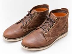 Timberland メンズ レザー チャッカブーツ ブラウンのサムネイル