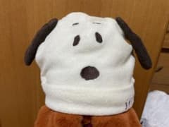 스누피 니트 모자
