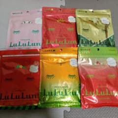 （値下げ交渉可）lululun シートマスク 7枚入り　6種セットのサムネイル