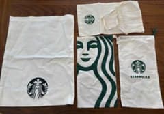 Starbucks 布製ショップ袋 4枚セットのサムネイル