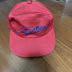 レア物 赤キャップ 日本製 鹿島アントラーズ キャップ Jリーグ