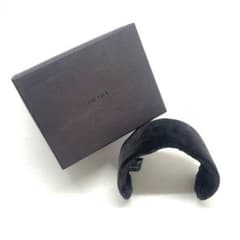 Y605-52　PRADA プラダ カチューシャ ベロア ブラック Y605-52 PRADA プラダ カチューシャ ベロア ブラック - メルカリ
